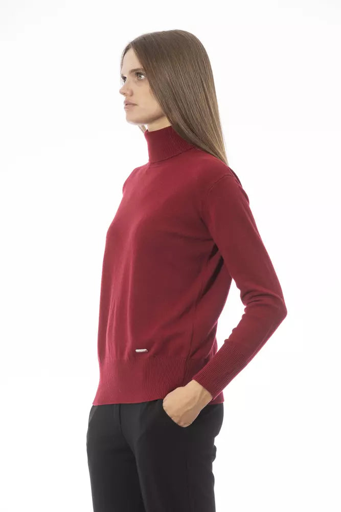  - Red Wool Women Sweater