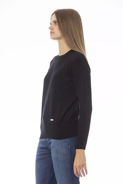  - Black Wool Women Sweater