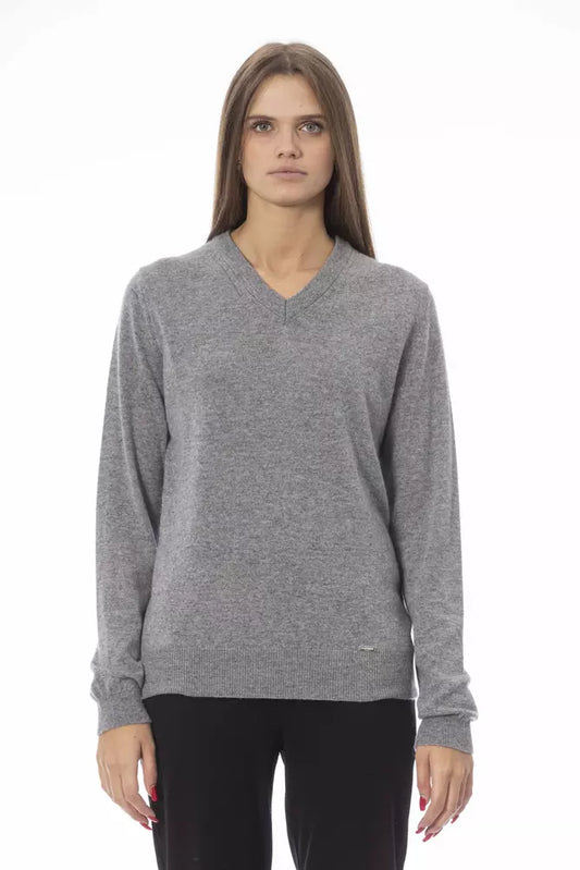  - Gray Wool Women Sweater