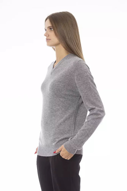  - Gray Wool Women Sweater