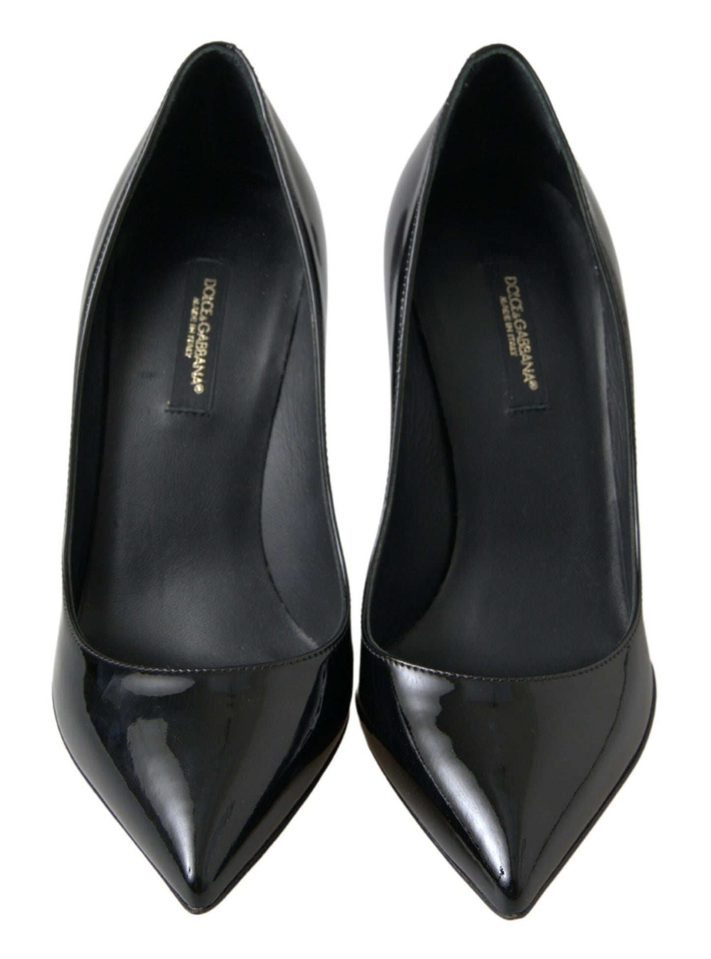  - Elegant Patent Leather Heels Pumps