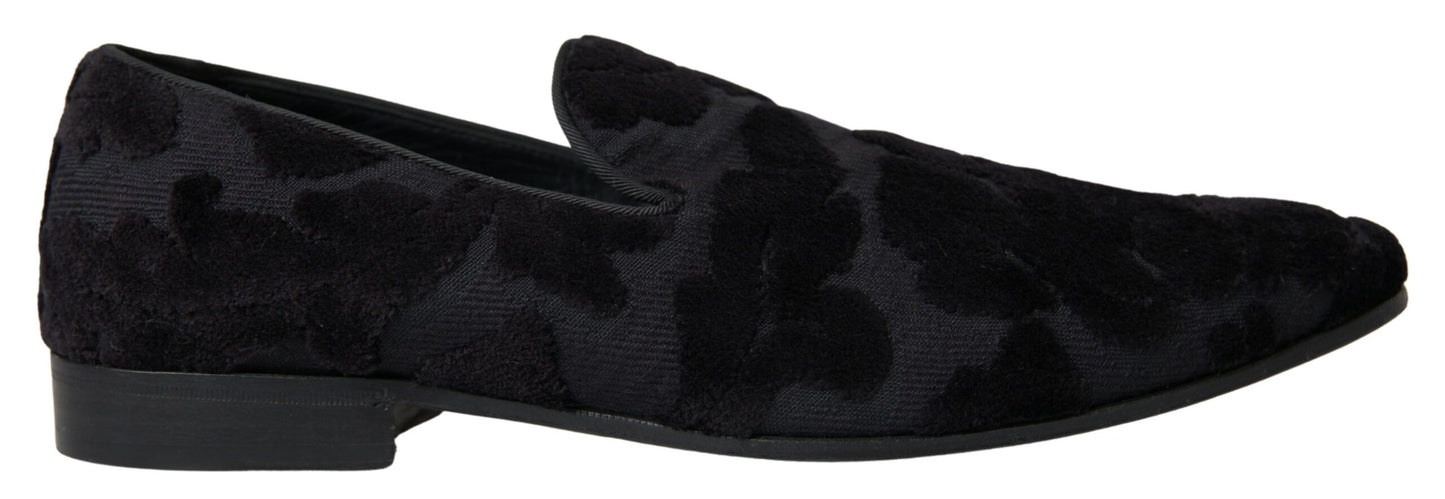 Exquisite Black Vintage Loafers by Dolce & Gabbana for Men