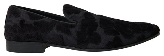 Exquisite Black Vintage Loafers by Dolce & Gabbana for Men