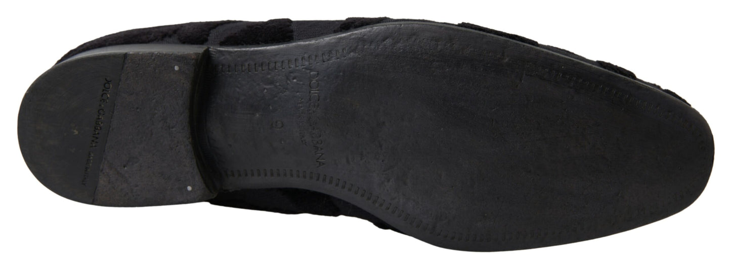 Exquisite Black Vintage Loafers by Dolce & Gabbana for Men
