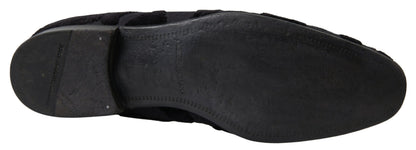 Exquisite Black Vintage Loafers by Dolce & Gabbana for Men