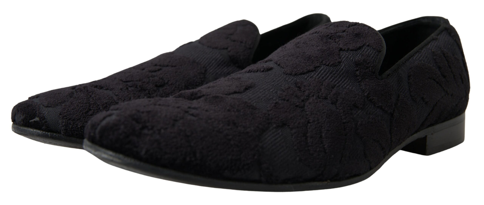 Exquisite Black Vintage Loafers by Dolce & Gabbana for Men
