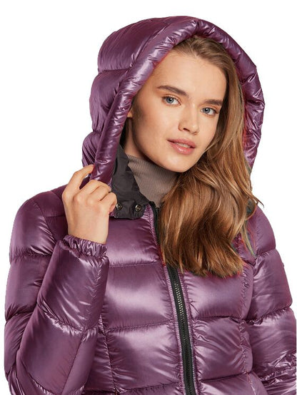 Elegant Light Purple Puffer Jacket - The Luxe Alliance