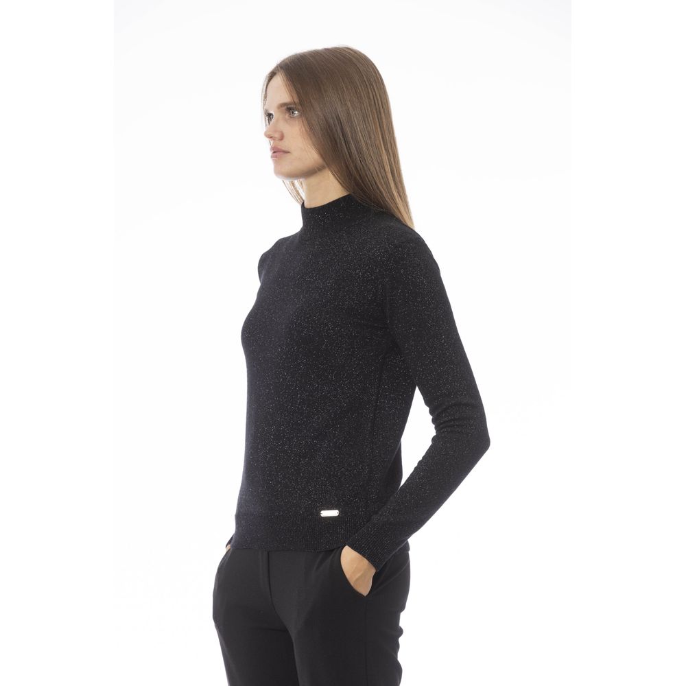  - Black Cashmere Women Sweater