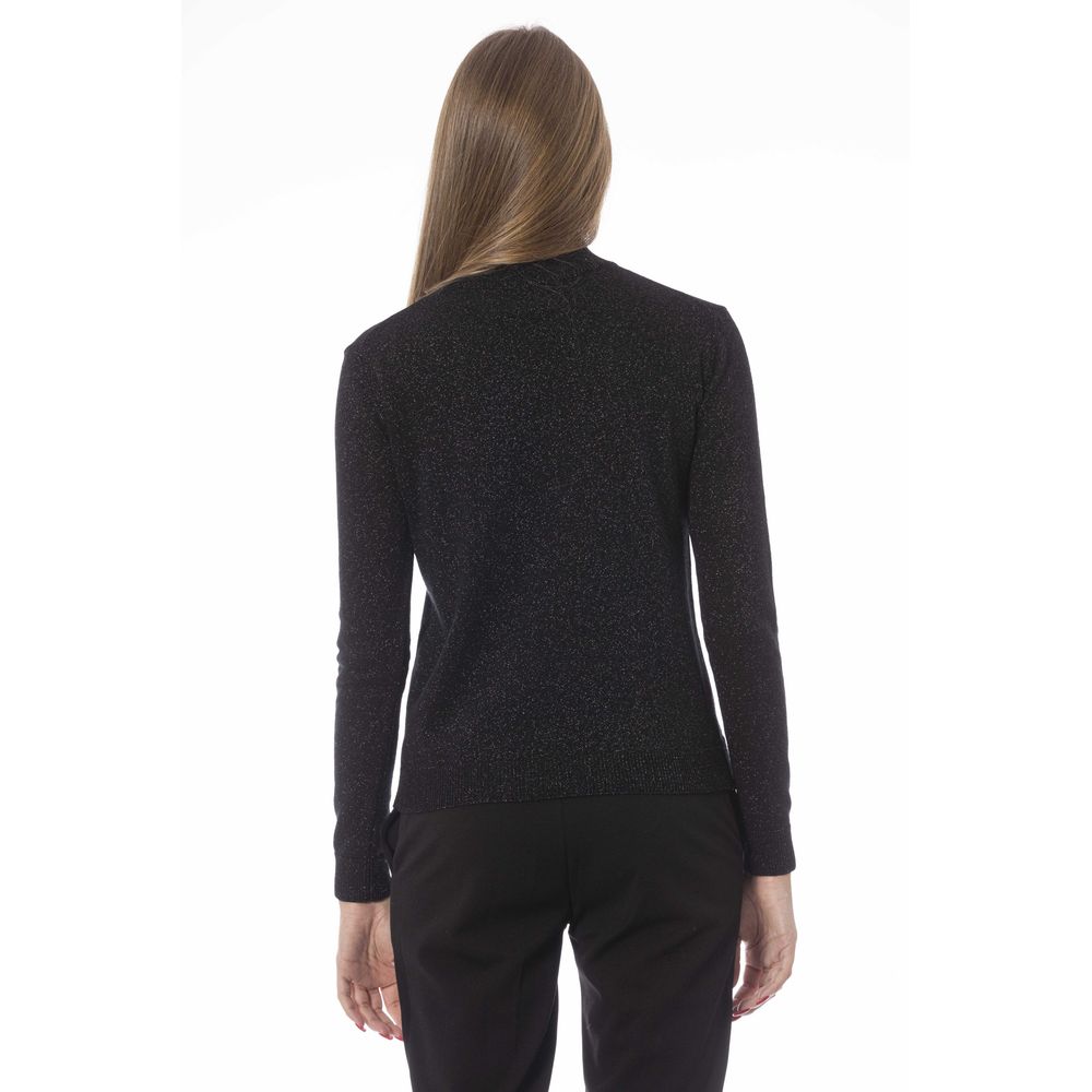  - Black Cashmere Women Sweater