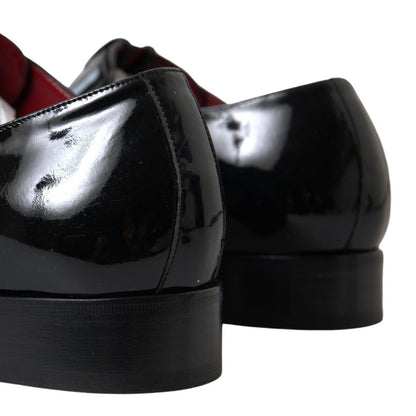  - Elegant Black Patent Leather Formal Men's Shoes