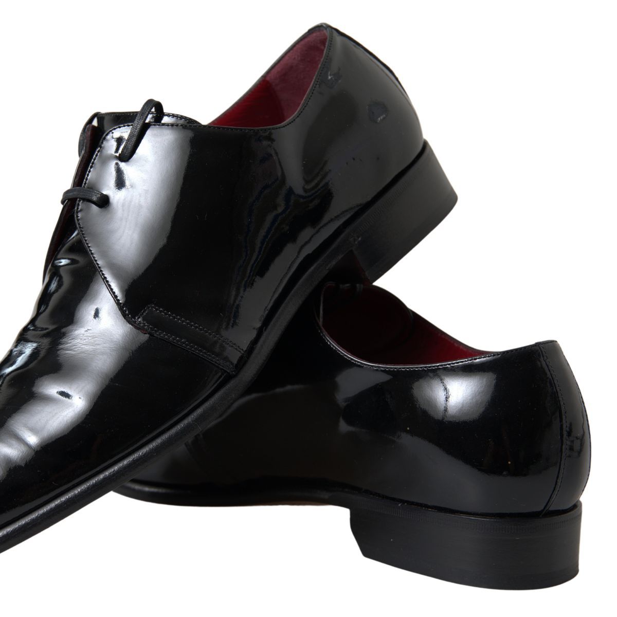  - Elegant Black Patent Leather Formal Men's Shoes