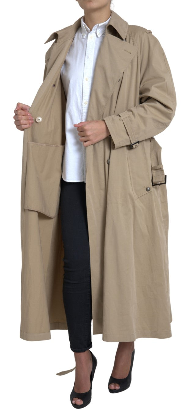  - Elegant Double Breasted Trench Coat