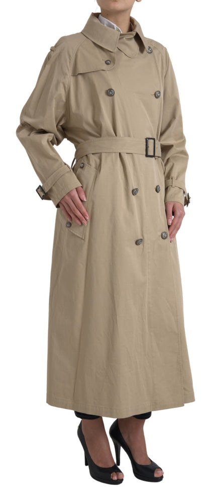  - Elegant Double Breasted Trench Coat