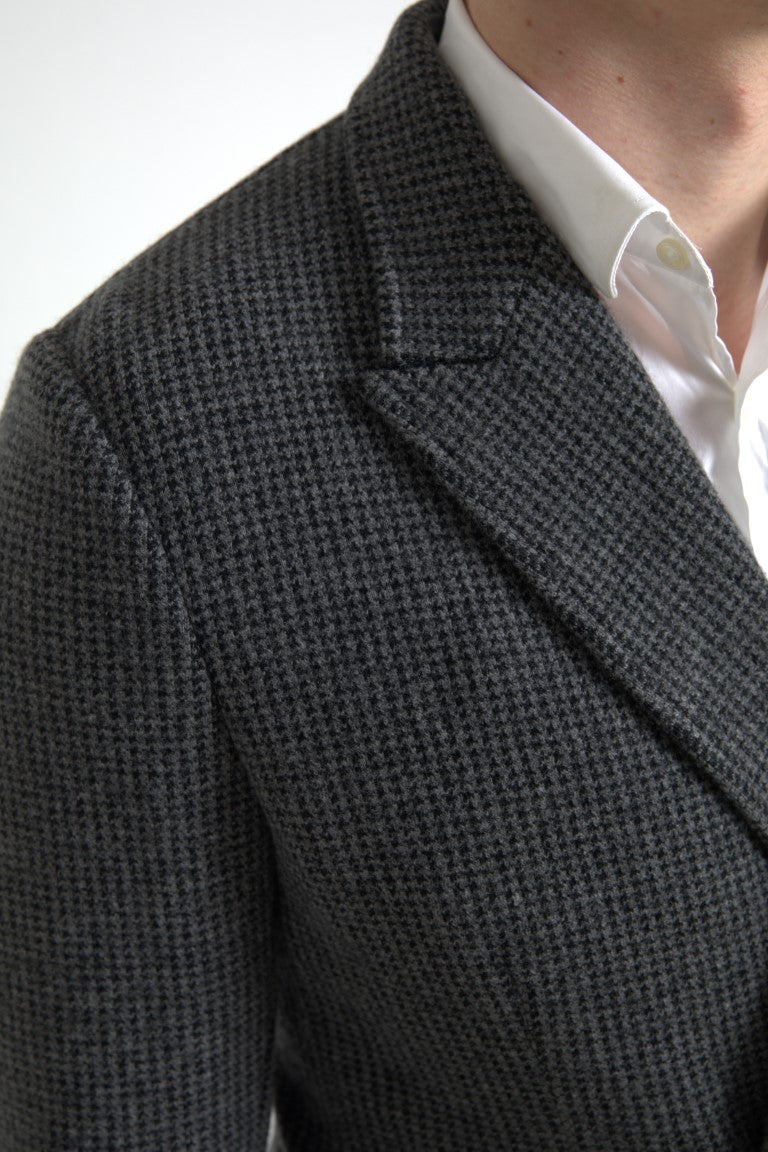  - Elegant Slim Fit Cashmere Blazer