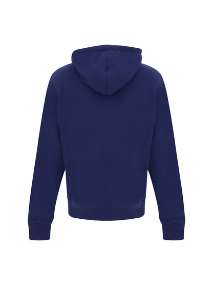  - Elegant Navy Blue Monogram Hoodie