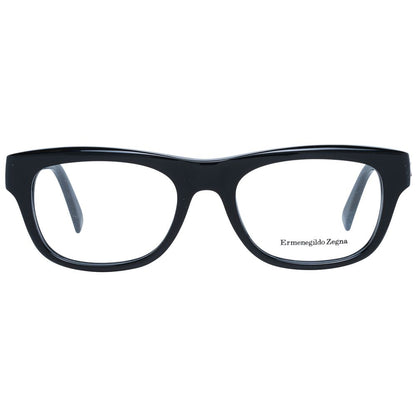 Ermenegildo Zegna Men's Optical Glasses – Black Rectangle Frame, 53mm