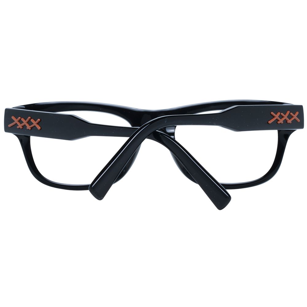 Ermenegildo Zegna Men's Optical Glasses – Black Rectangle Frame, 53mm