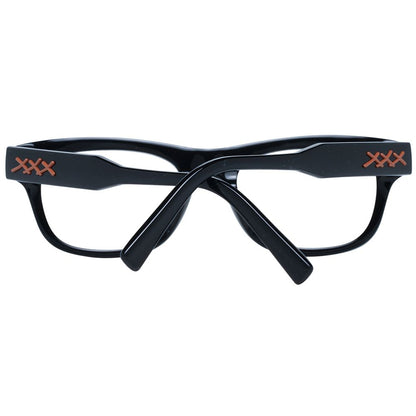 Ermenegildo Zegna Men's Optical Glasses – Black Rectangle Frame, 53mm