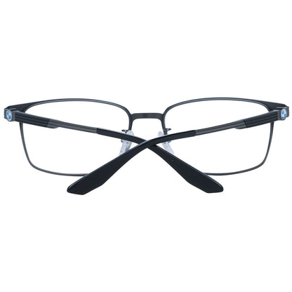 BMW Men’s Optical Frames – Grey Rectangle Design, 56mm
