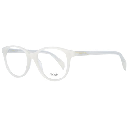Maje Women’s Optical Glasses – Cream Round Frame, 51mm