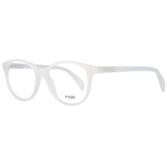 Maje Women’s Optical Glasses – Cream Round Frame, 51mm