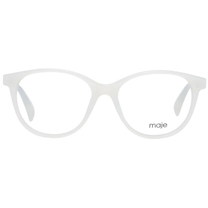 Maje Women’s Optical Glasses – Cream Round Frame, 51mm