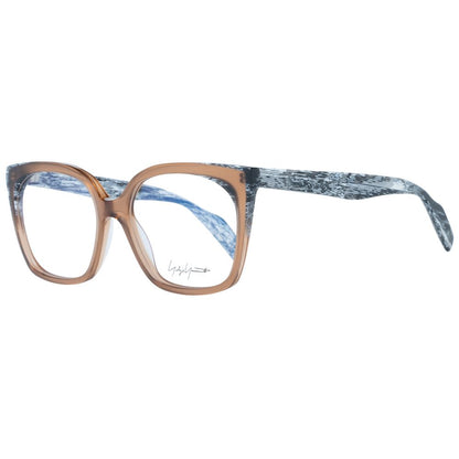 Yohji Yamamoto Women’s Optical Frames – Brown Rectangle Style, 54mm