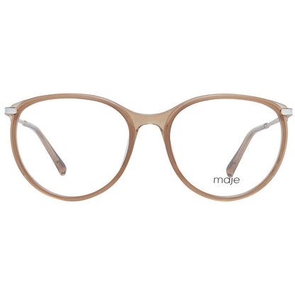 Maje Women’s Optical Frames – Beige Round Frame, 53mm