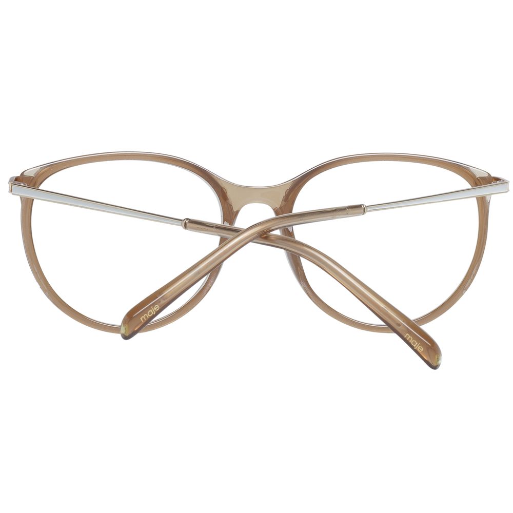 Maje Women’s Optical Frames – Beige Round Frame, 53mm