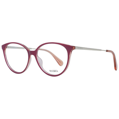 Max & Co Women’s Optical Frames – Burgundy Cat Eye, 54mm