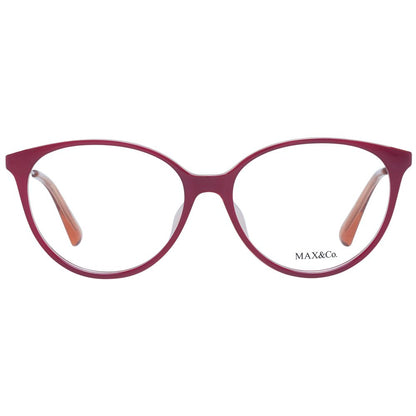 Max & Co Women’s Optical Frames – Burgundy Cat Eye, 54mm