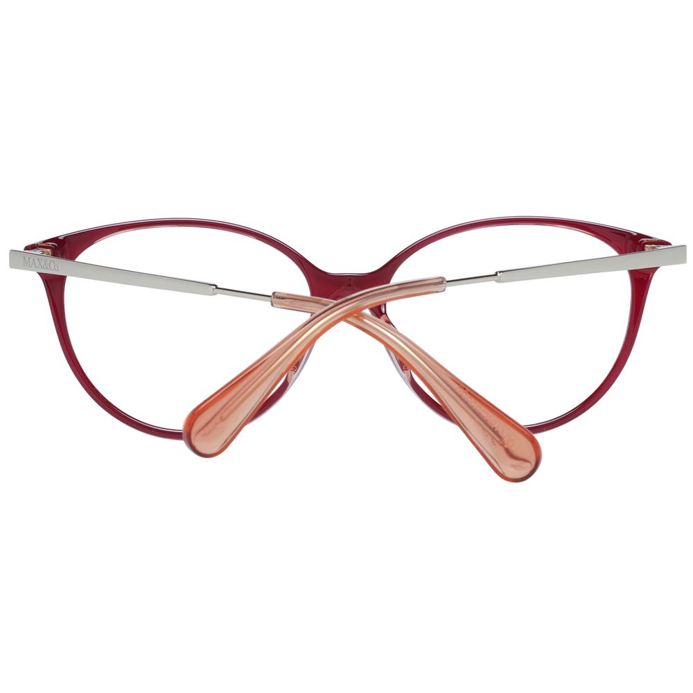 Max & Co Women’s Optical Frames – Burgundy Cat Eye, 54mm