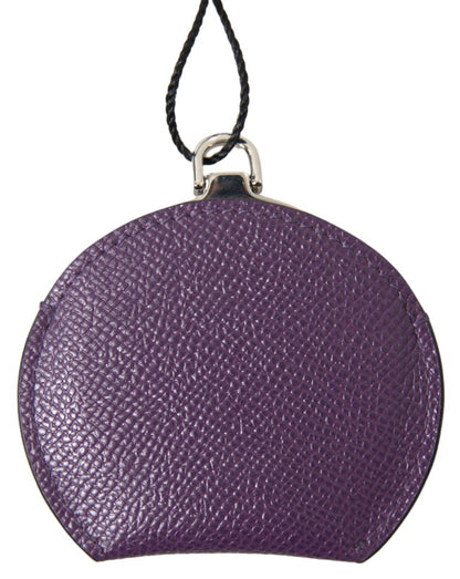  - Elegant Purple Leather Mirror Holder