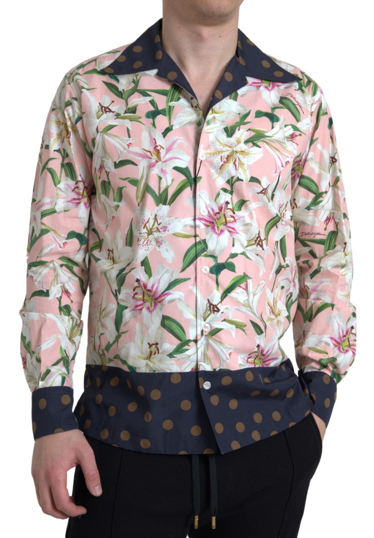  - Elegant Slim Fit Pink Casual Shirt