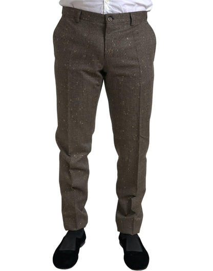  - Elegant Skinny Wool Chino Pants