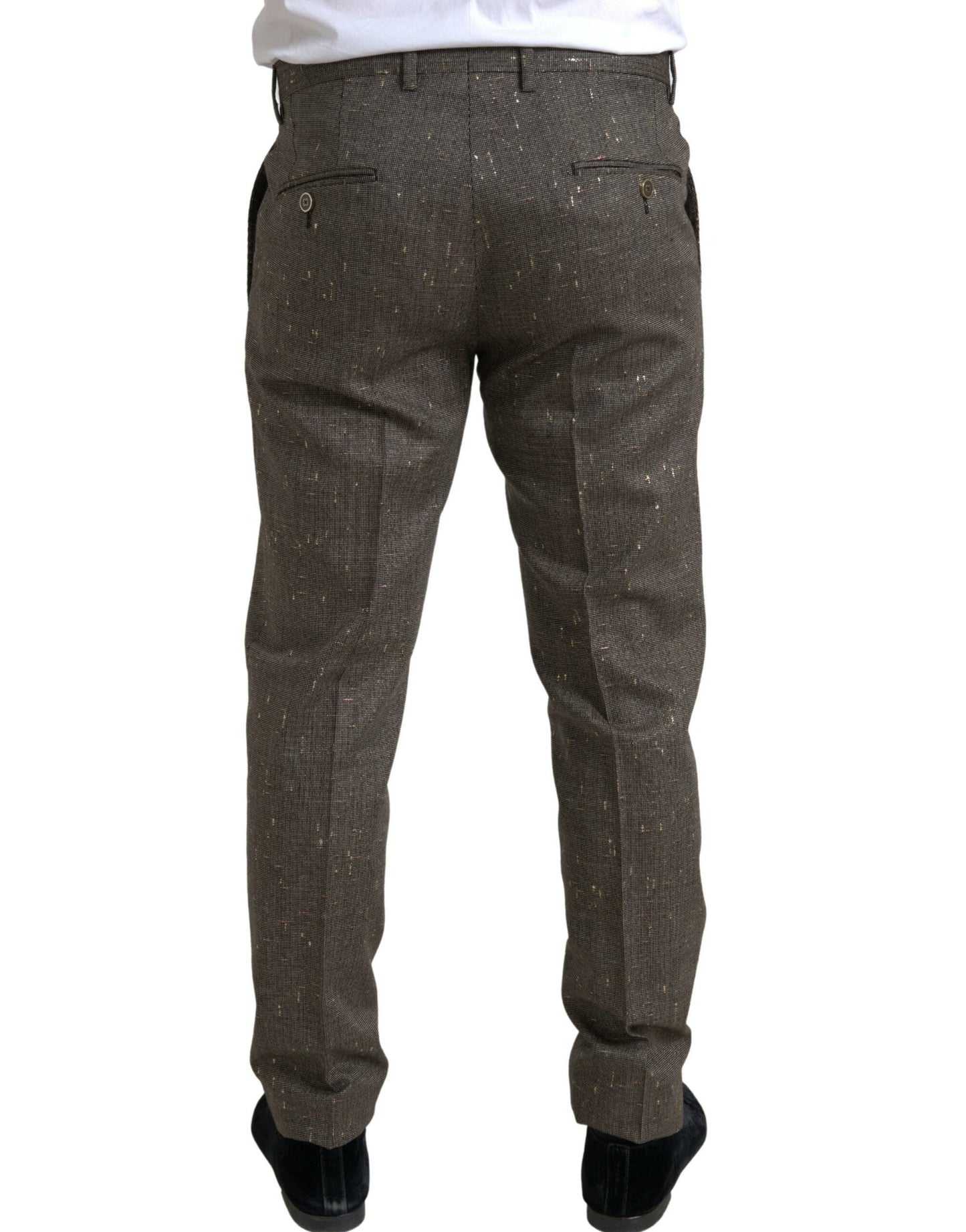  - Elegant Skinny Wool Chino Pants