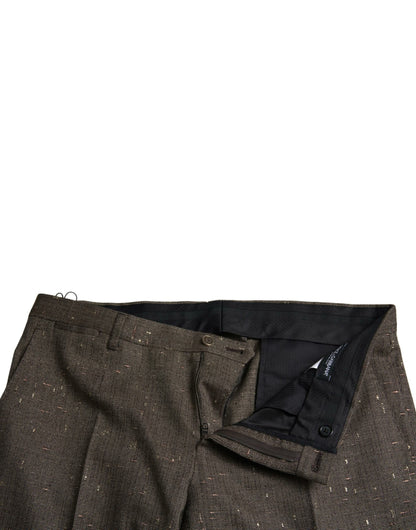  - Elegant Skinny Wool Chino Pants