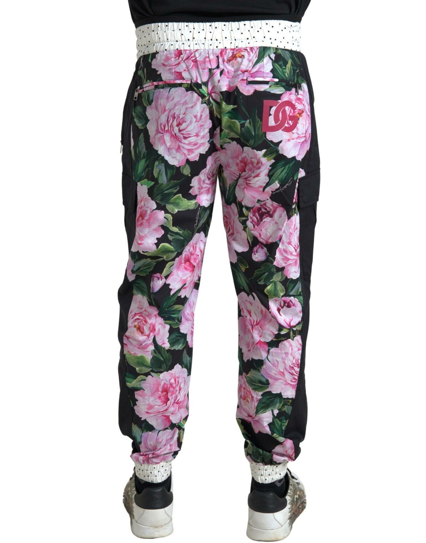 Elegant Multicolor Cotton Joggers - The Luxe Alliance