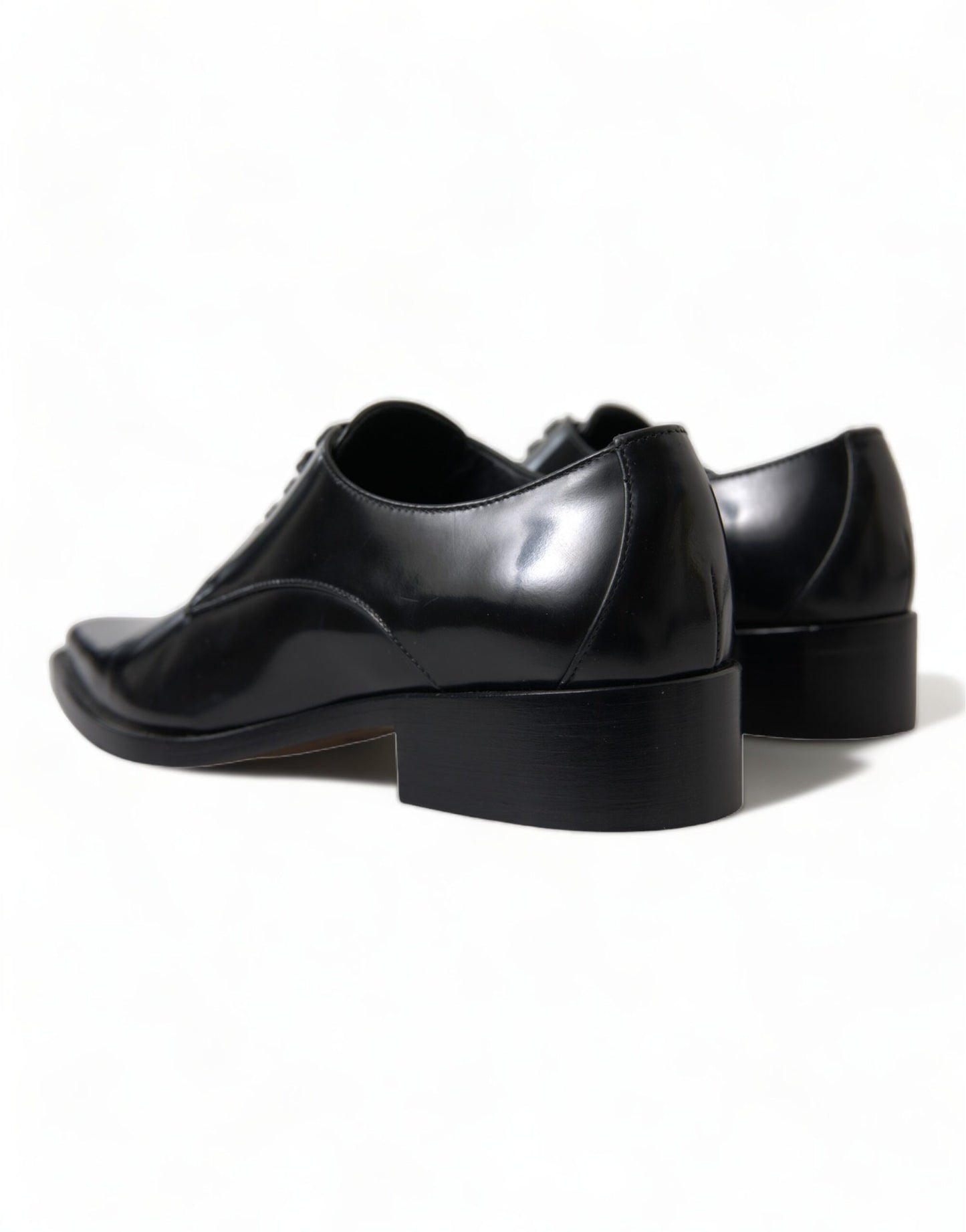  - Elegant Black Leather Formal Flats