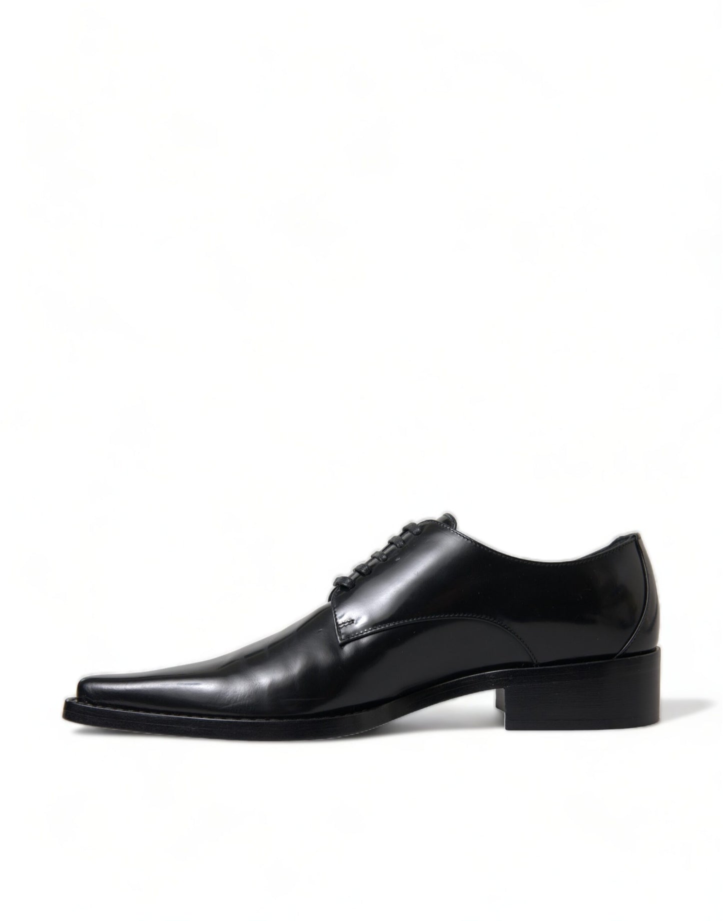  - Elegant Black Leather Formal Flats