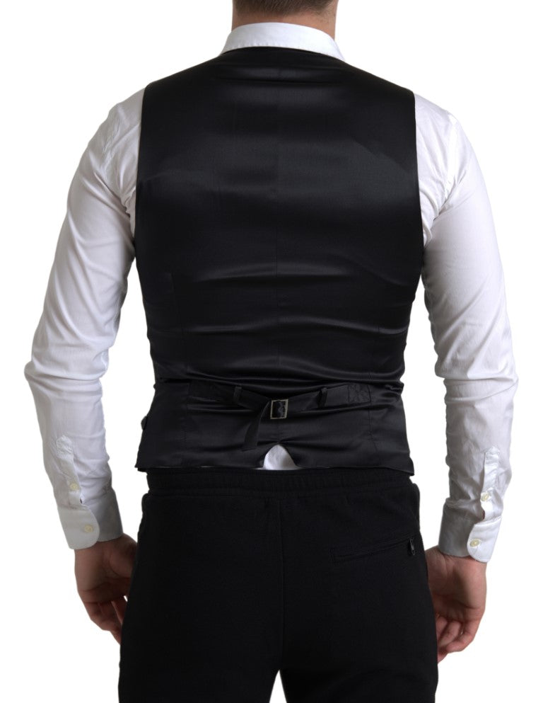  - Elegant Black Formal Dress Vest