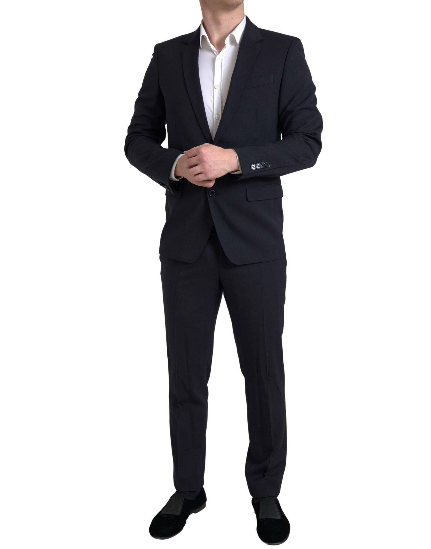  - Sleek Dark Blue Martini Slim Fit Suit