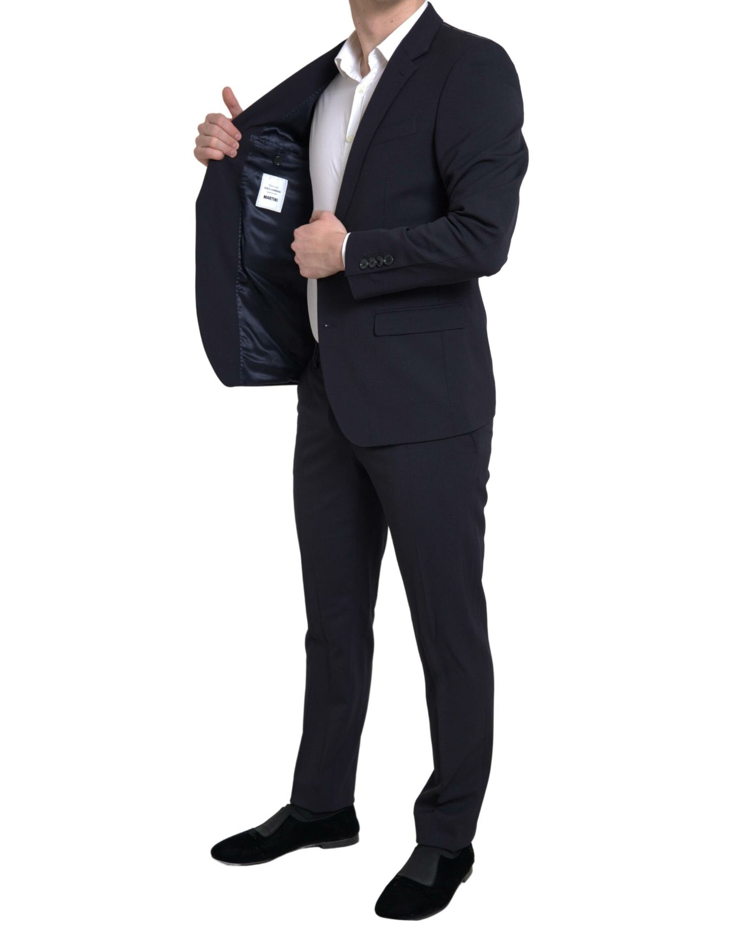  - Sleek Dark Blue Martini Slim Fit Suit