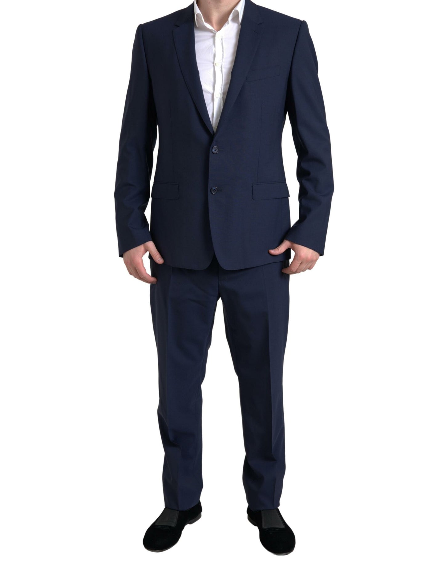  - Elegant Blue Martini Slim Fit Two-Piece Suit