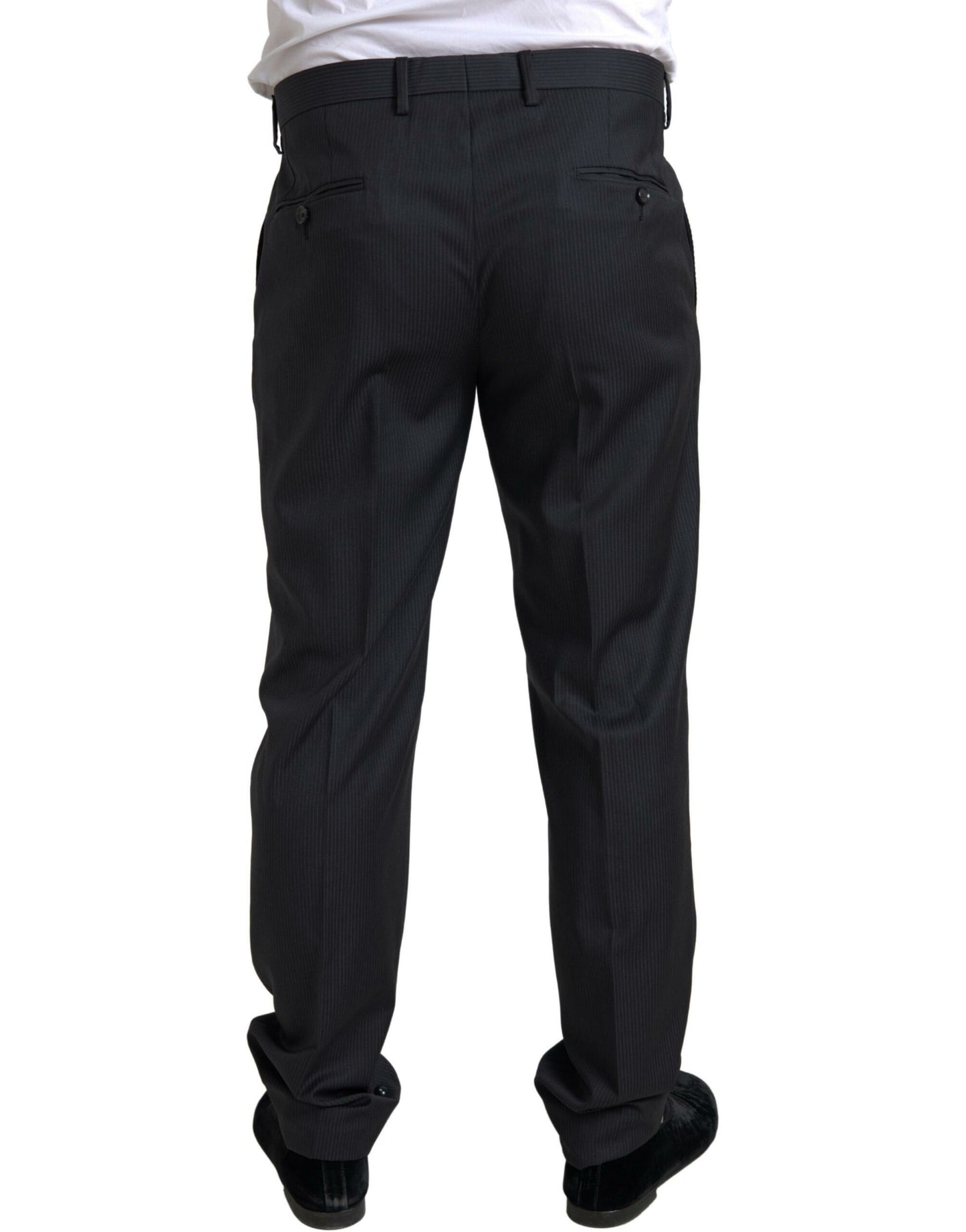  - Elegant Black Two-Piece Slim Fit Suit