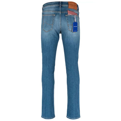  - Elegant Slim Fit Light Blue Denim