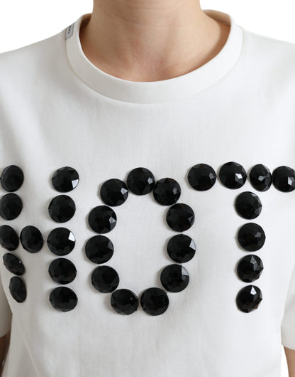  - Embellished Crew Neck Fashion Tee