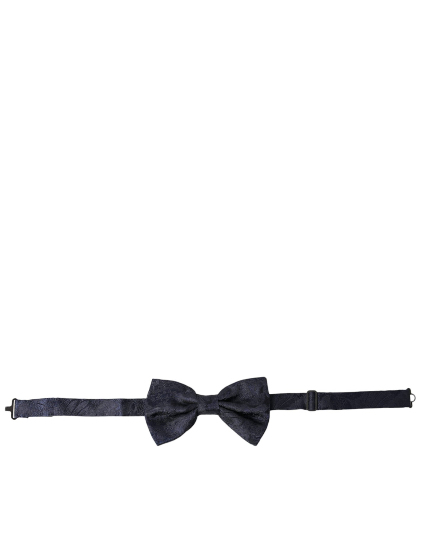  - Elegant Silk Blue Bow Tie