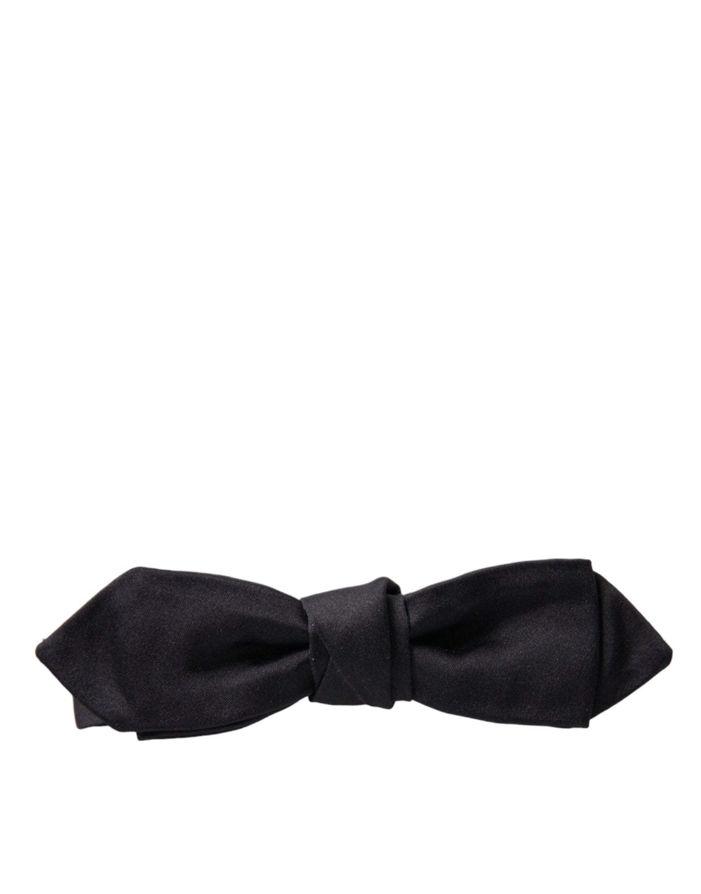  - Elegant Silk Black Bow Tie for Gentleman