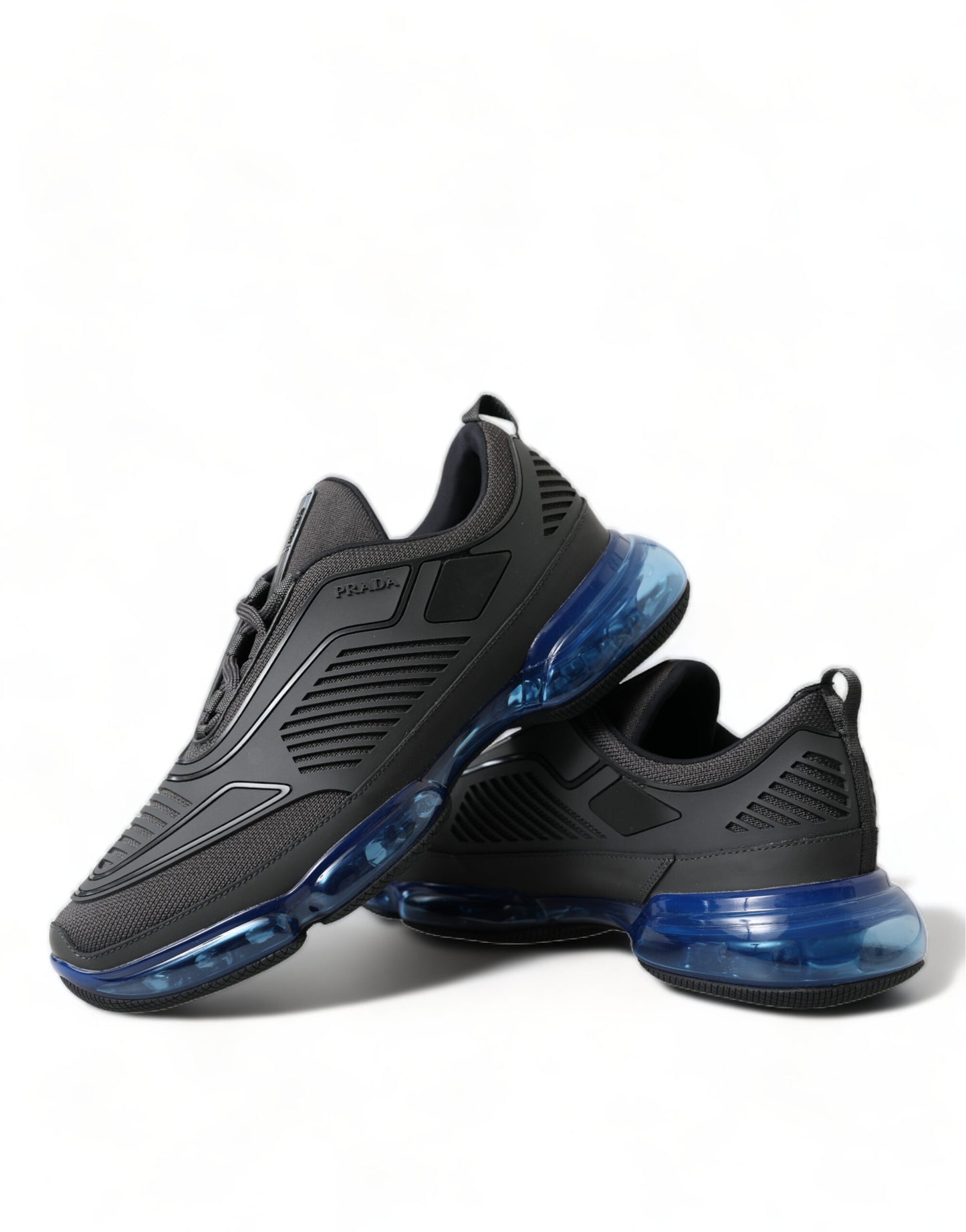  - Elegant Men's Black Mesh Sneakers